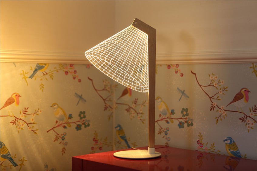 Contemporary Lighting Design with an Optical Illusion