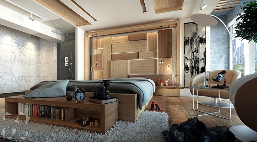 Discover This Modern Bedroom With Hidden Lighting