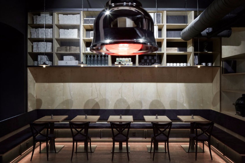 ŠPEJLE Interior Design Restaurant with a Fabulous Lighting Design