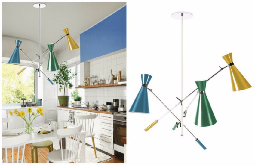 Colorful your Kitchen with Mid-Century Modern Lamps