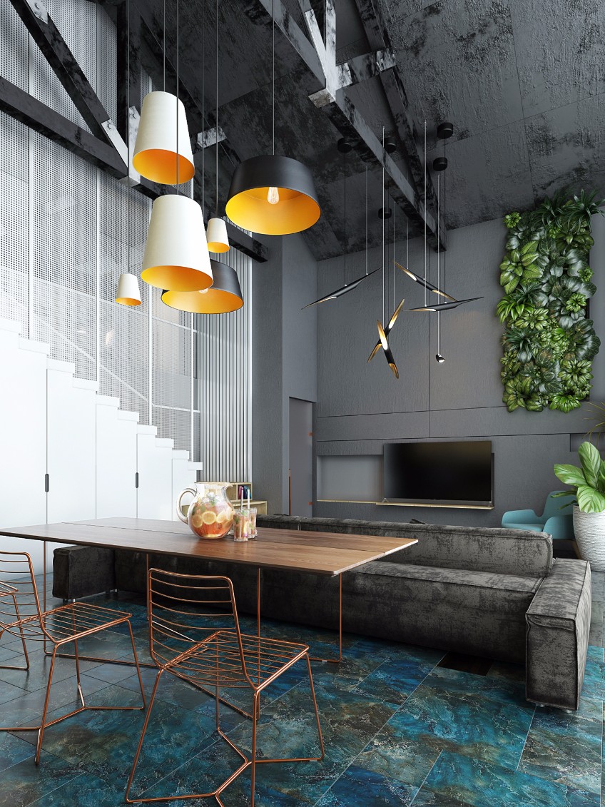 Meet This Interior Design Project With Contemporary Lighting Fixtures